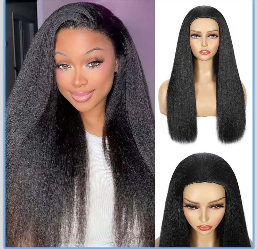 Arabella Yaki‎ Straight 22 Inch Synthetic Half Wig with Drawstring Cap
